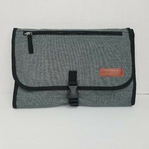 ombaby portable changing pad gray travel changing